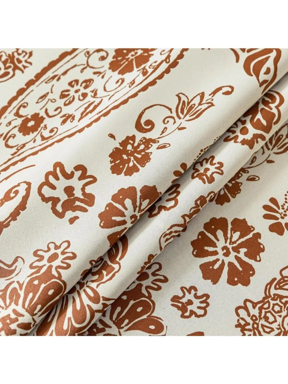 Vintage Floral Blackout Curtains, 96